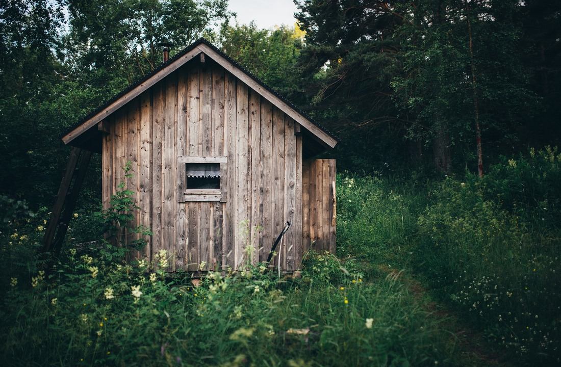 Un sauna dans la foret 