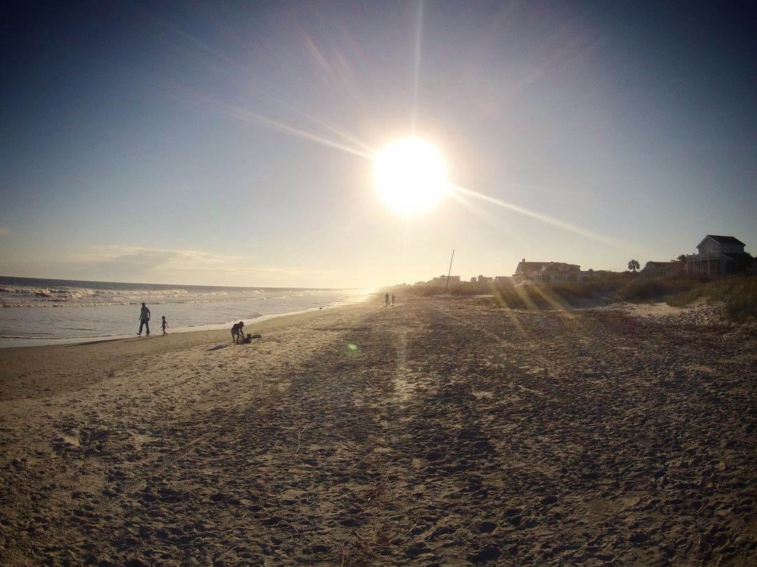 Plage de Folly Beach, Caroline du Sud