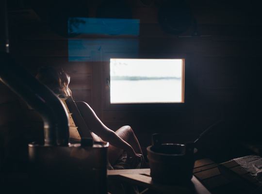 Sauna traditionnel finlandais 