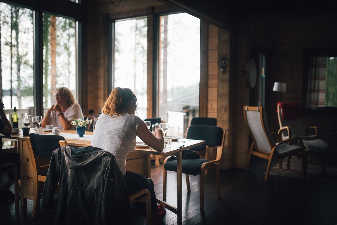 Petit diner en amoureux en Finlande