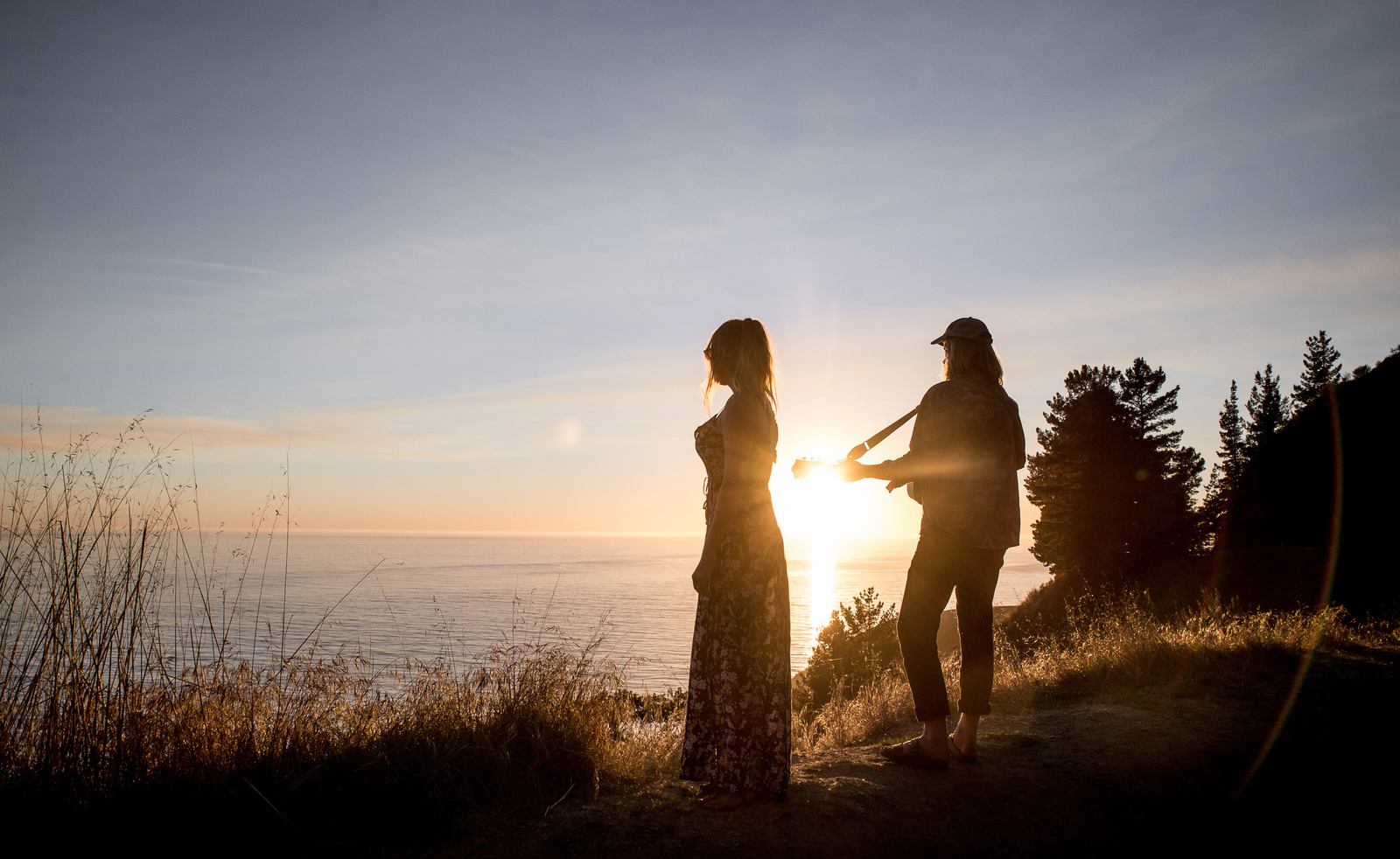 Au coucher du soleil entre SF et L.A. Au coucher du soleil entre SF et L.A.