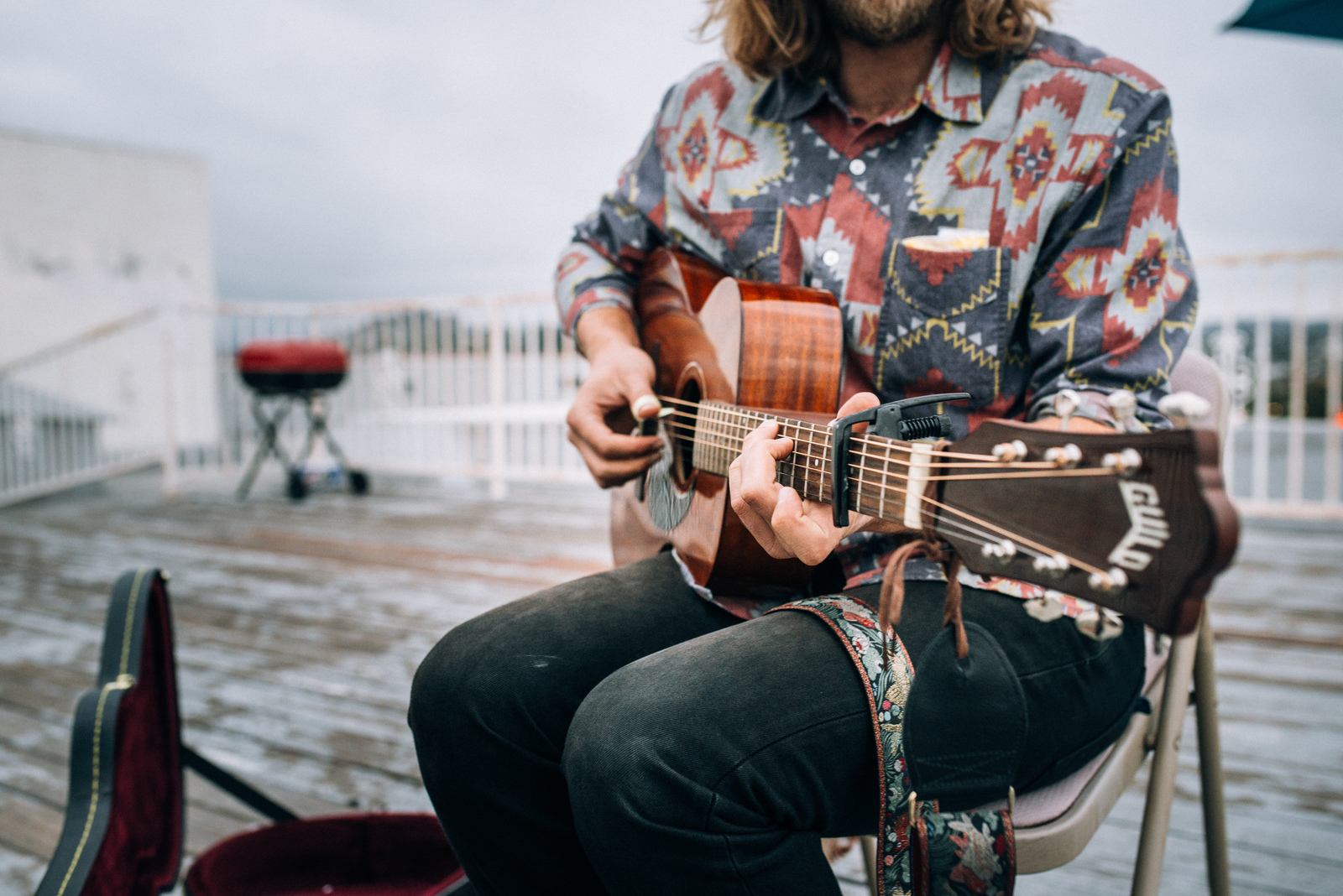 Richard Allen et sa guitare