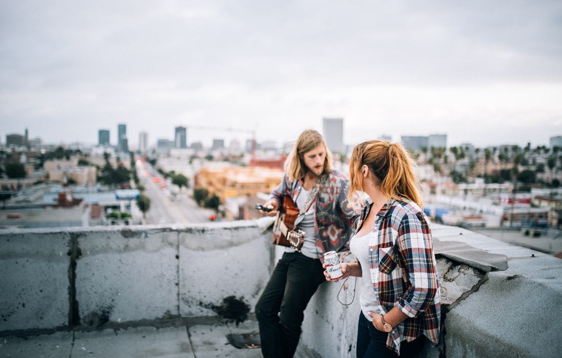 Richard et Manue sur les toits de L.A.