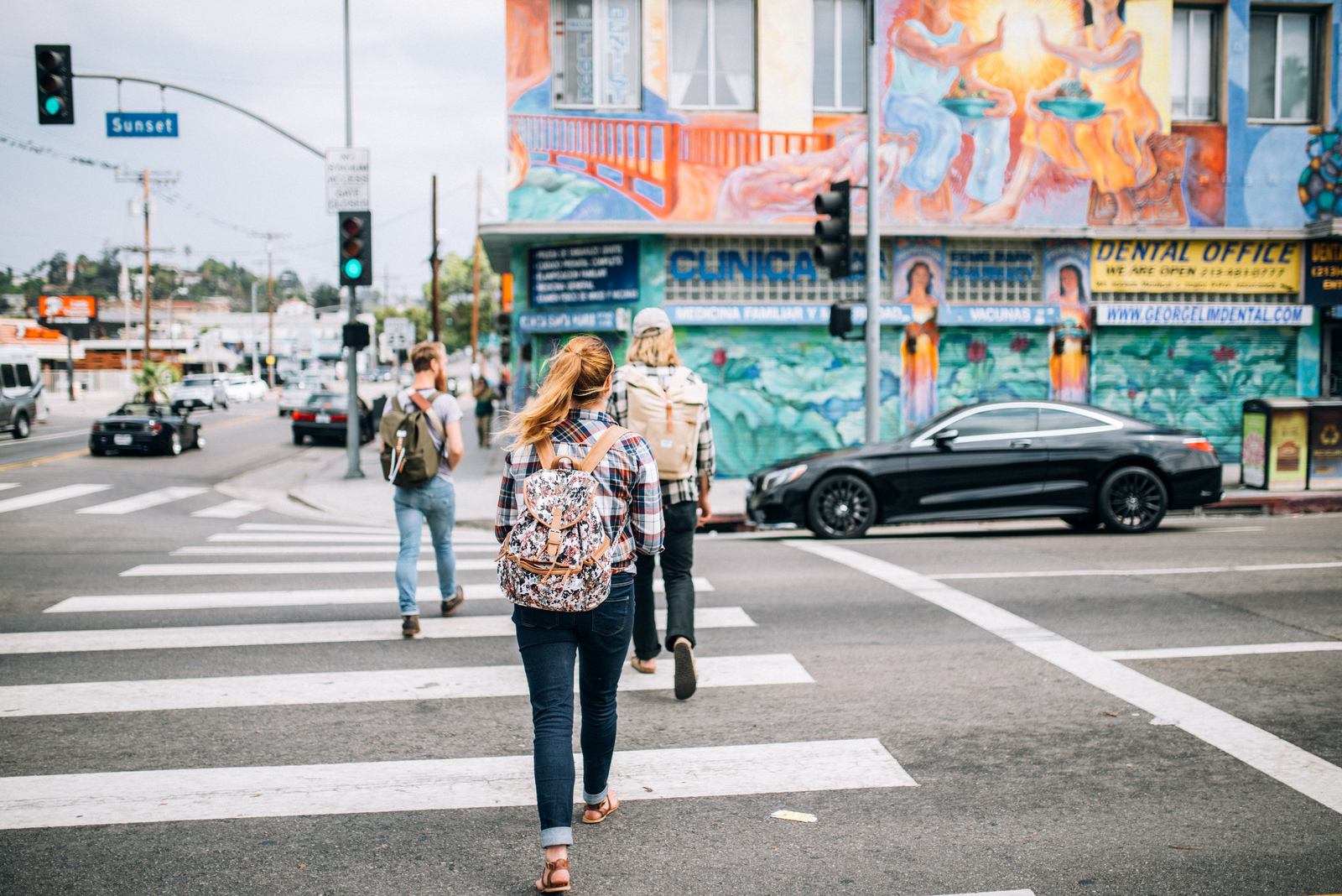 Dans les rues de Echo Park