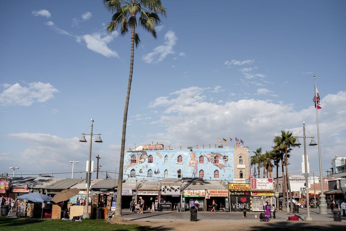 Le long de Venice Beach