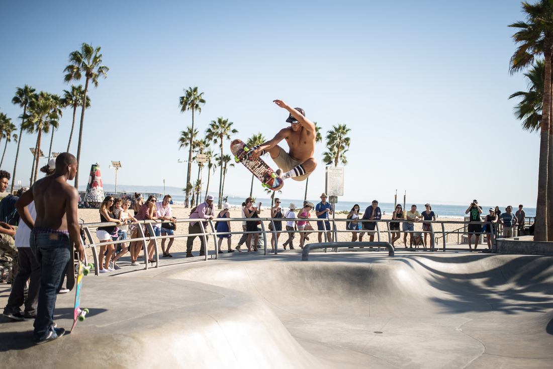 Skaters à Venice