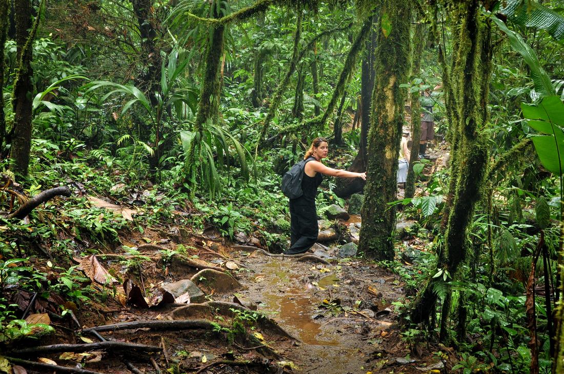 Petite pause sous la pluie