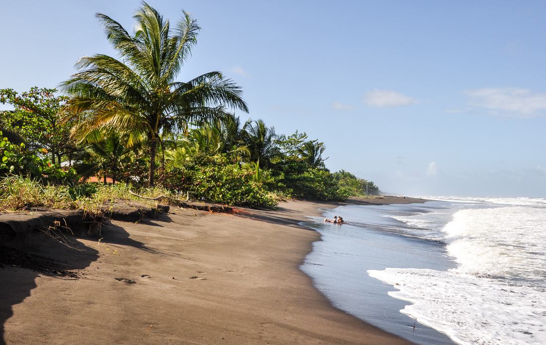 La mer des Caraibes à Tortuguero