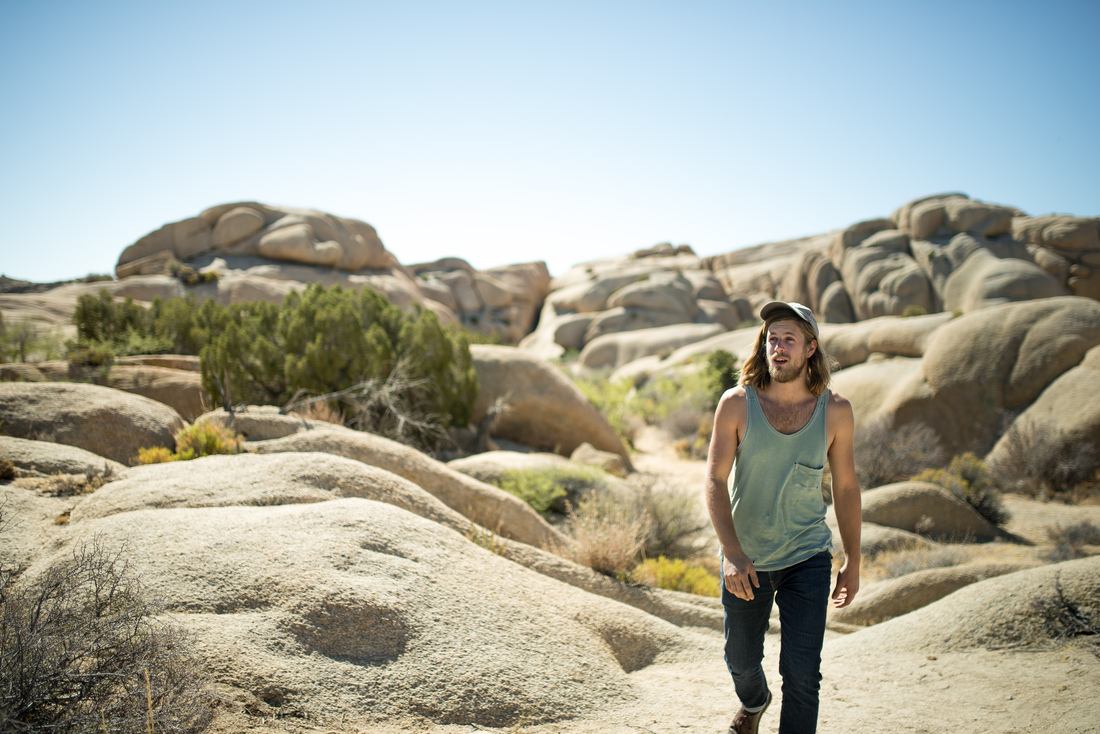 Richard Allen dans le désert