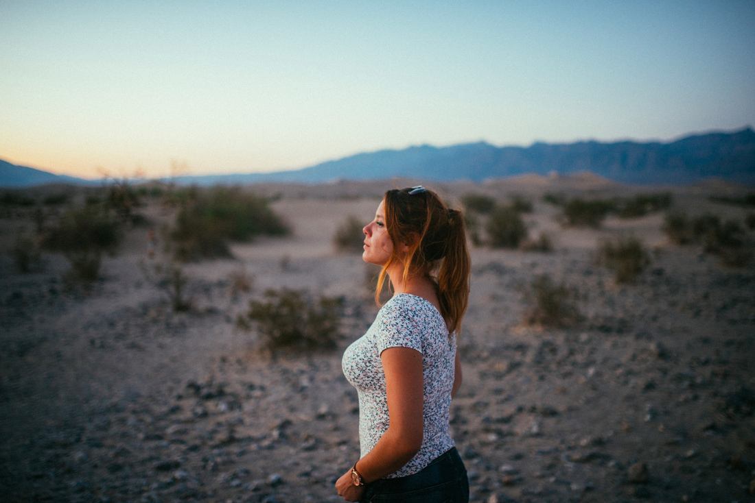 Manue au coucher du soleil