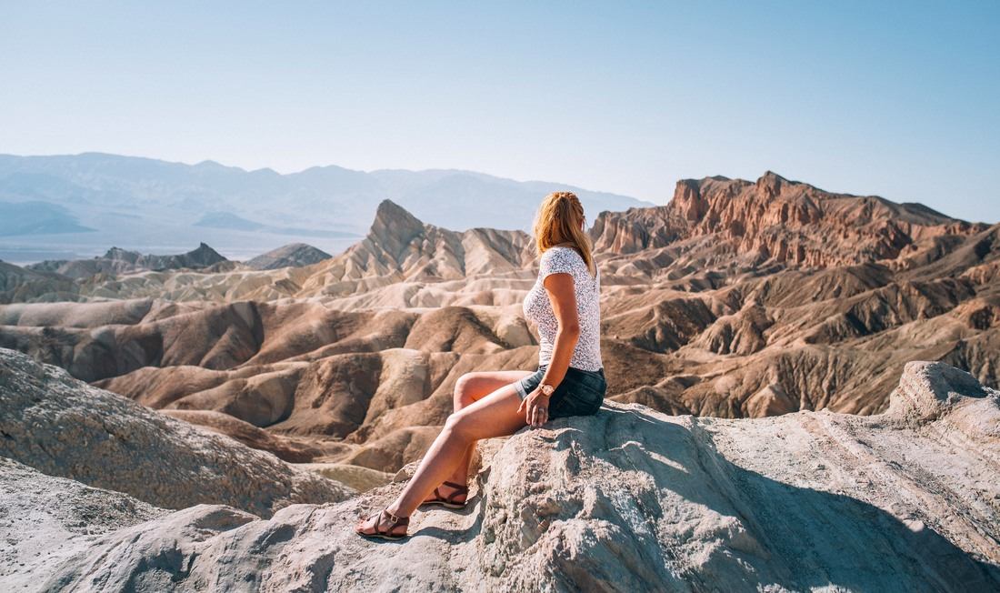 Panorama à Zabriskie Point, Death Valley