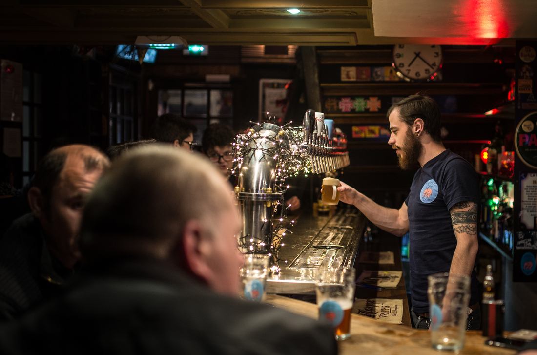 Déco de Noel au Délirium