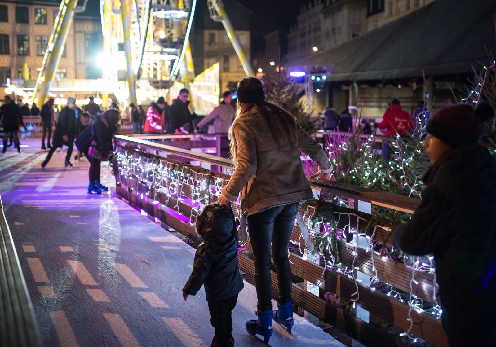 Un petit rouennais se lance à l'attaque de la patinoire Un petit rouennais se lance à l'attaque de la patinoire