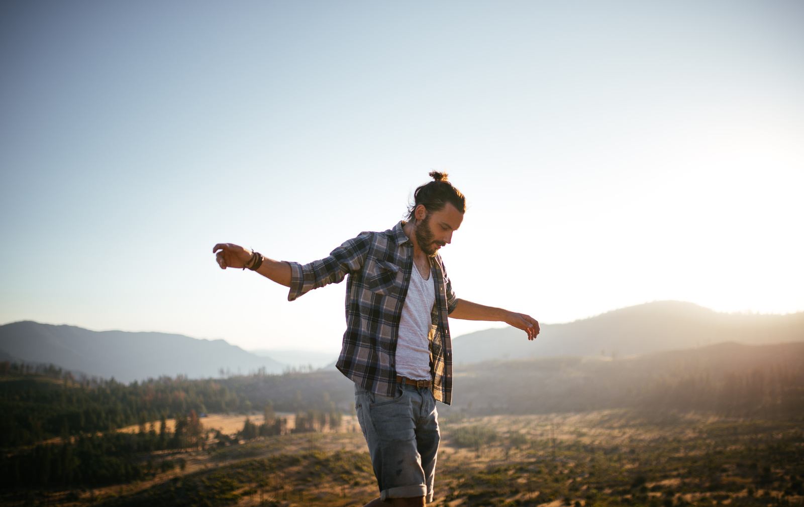 Seb à Big Oak Flat Road