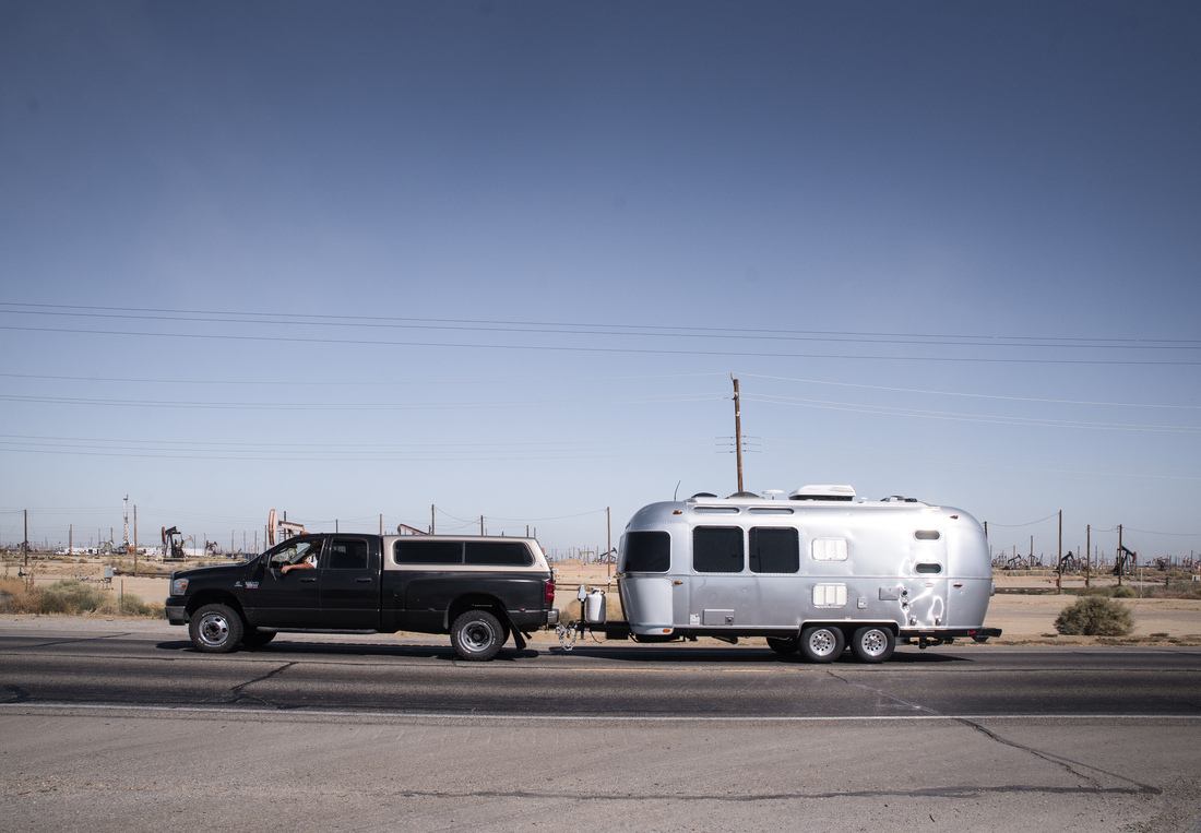 Airstream sur les routes de Californie
