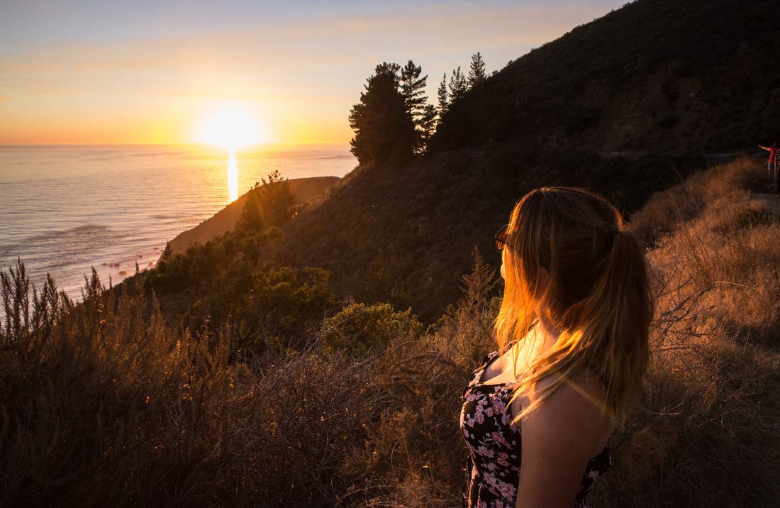 Coucher de soleil sur Monterey