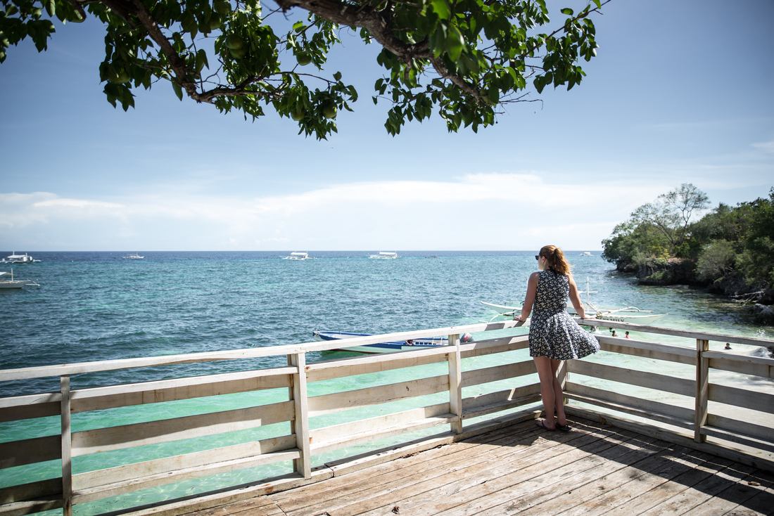 Manu devant la mer de Bohol