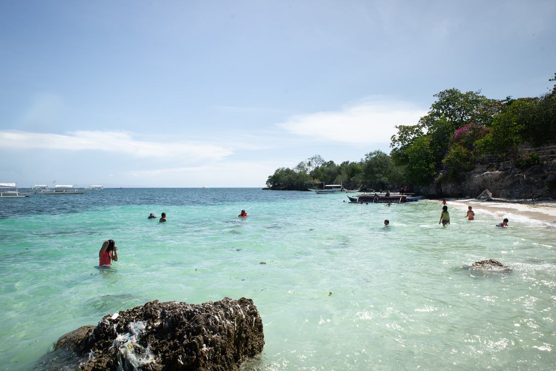 Paysages de mer aux Philippines
