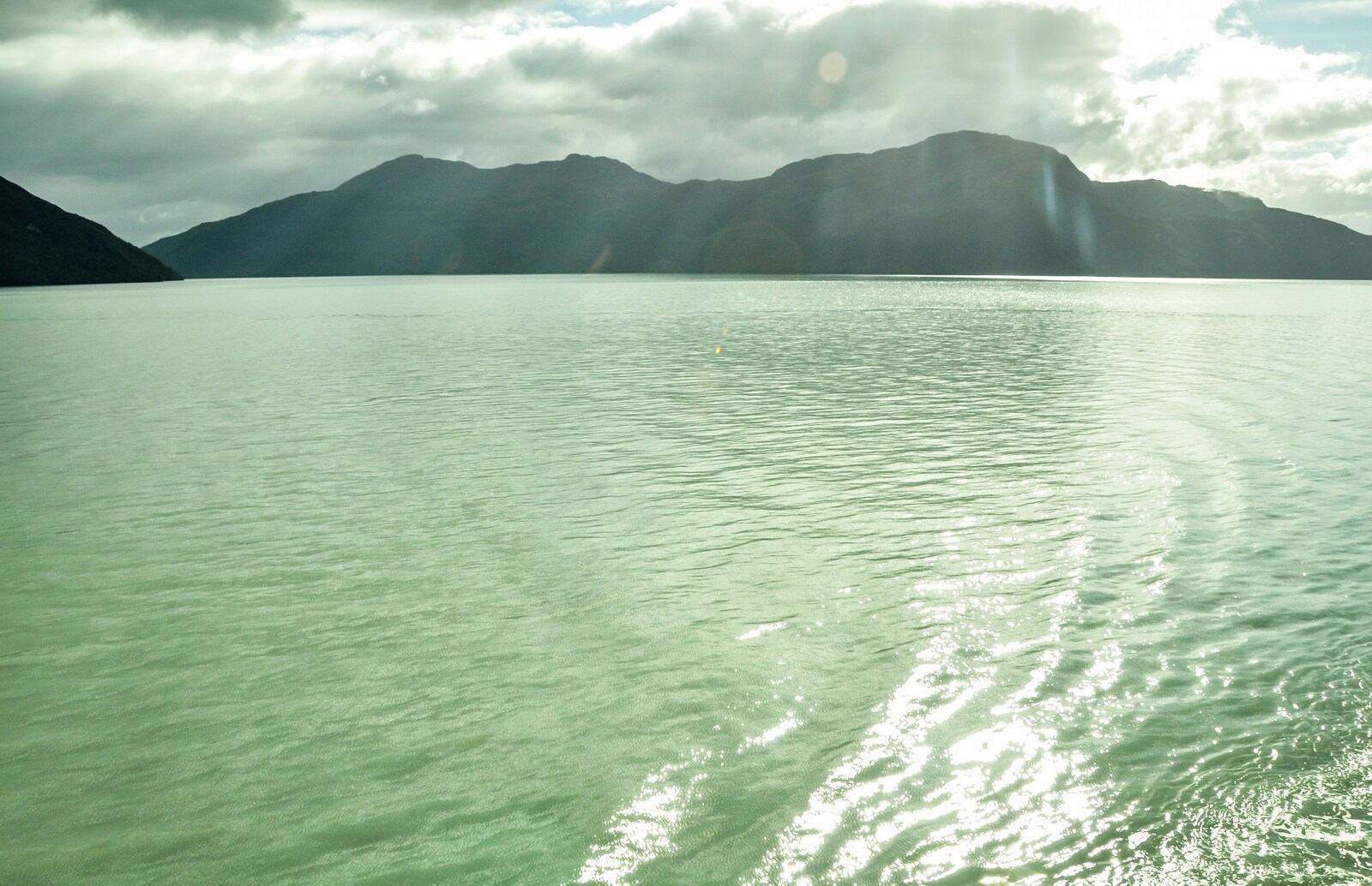 Mer d'or, dans les fjords du Chili