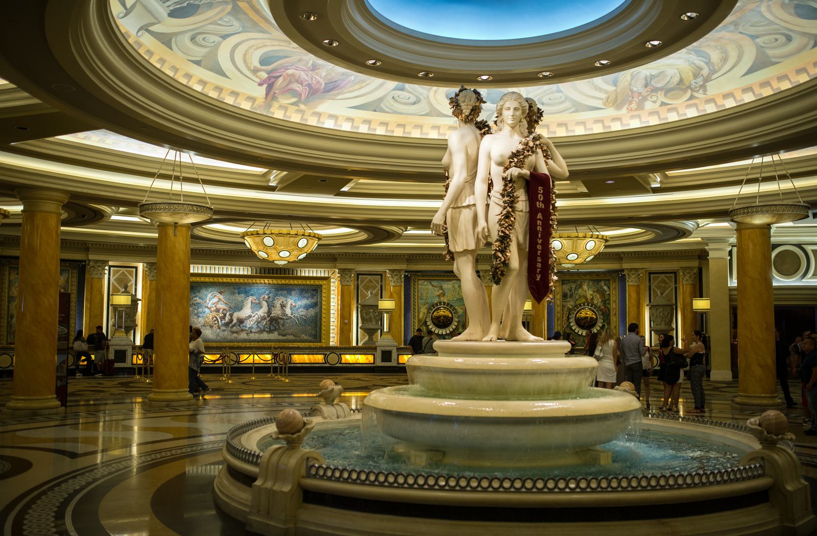 Intérieur d'un hotel de Vegas