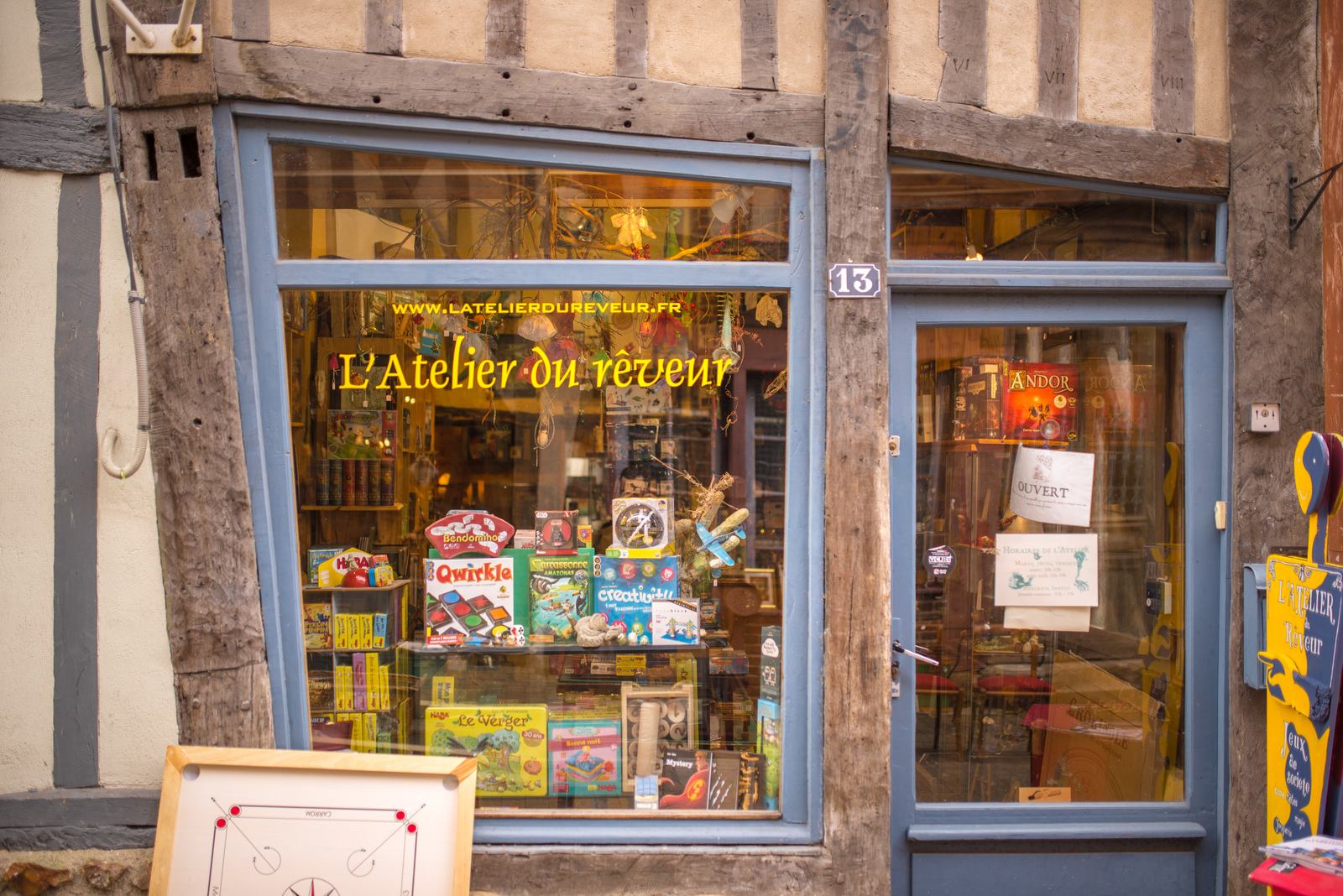 Boutique de jeux "L'atelier du rêveur"