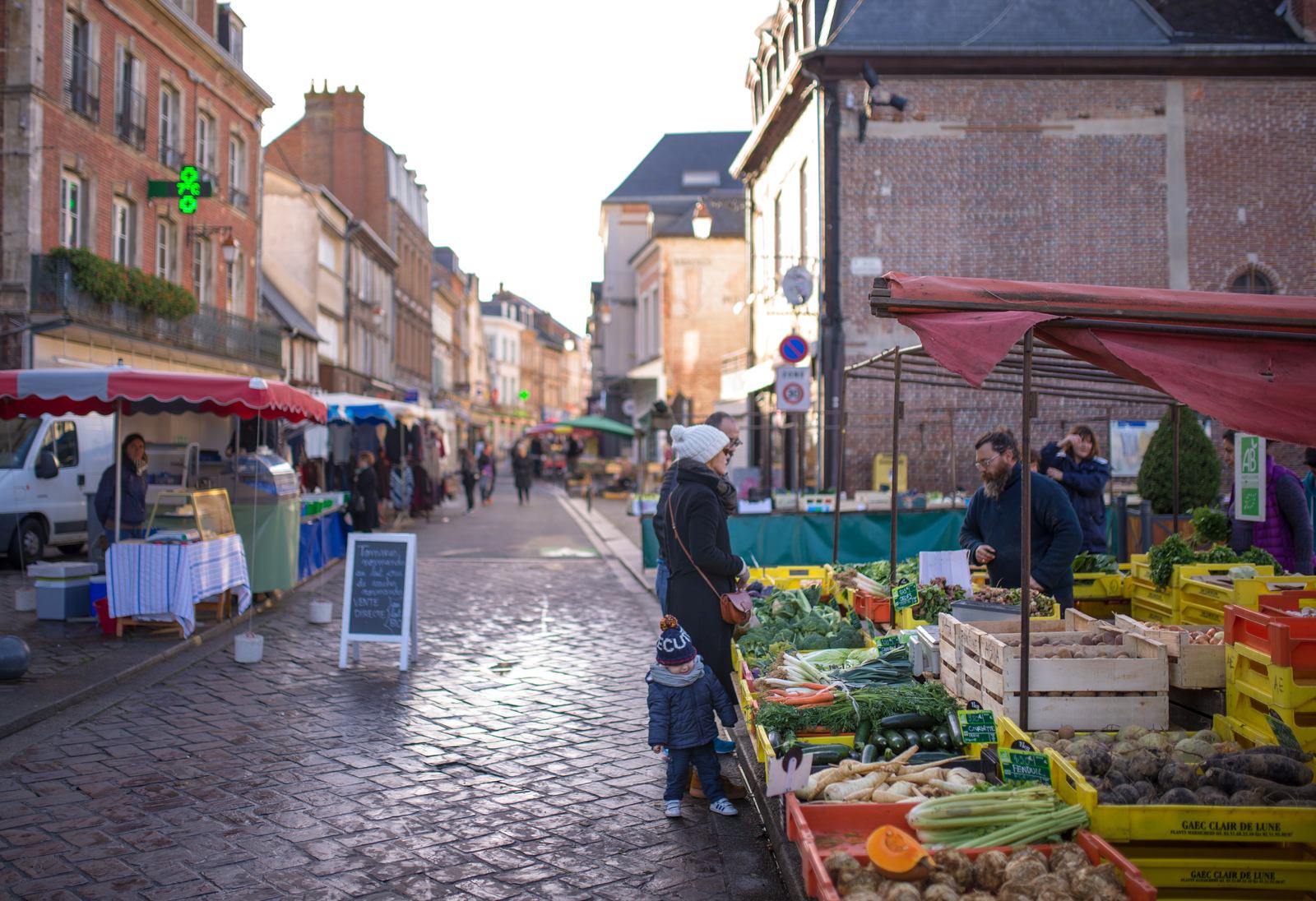 Jour de marché à Bernay Jour de marché à Bernay