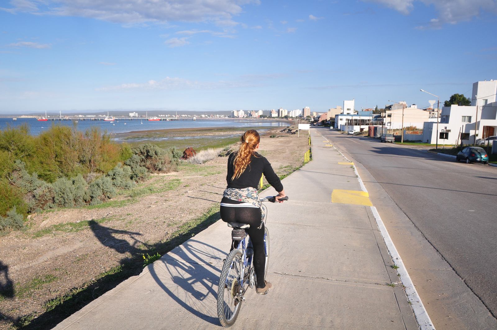 Petite balade en vélo en à Puerto Madryn, Argentine Petite balade en vélo en à Puerto Madryn, Argentine