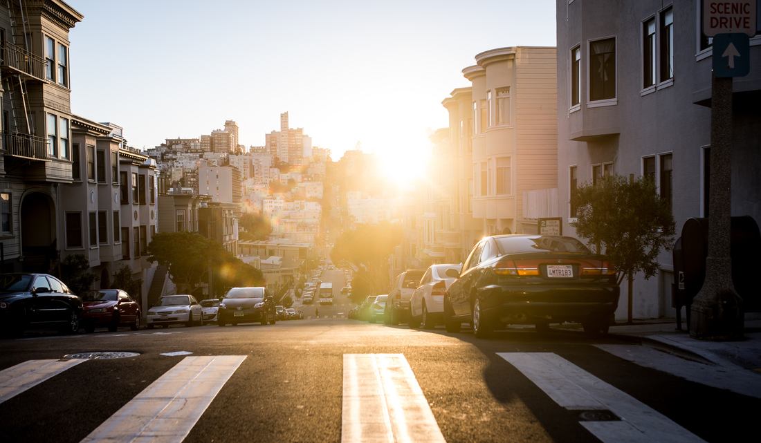 Coucher de soleil, San Francisco