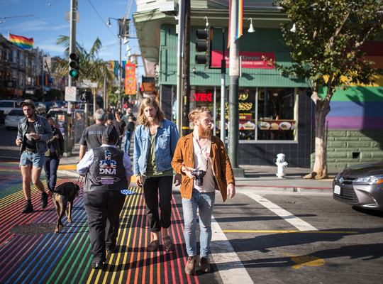 Passage piéton dans Castro