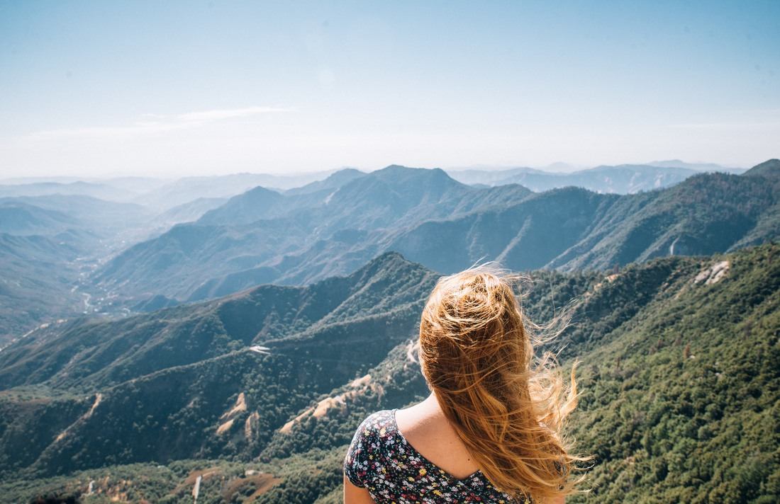 Les montagnes de Sequoia National Park