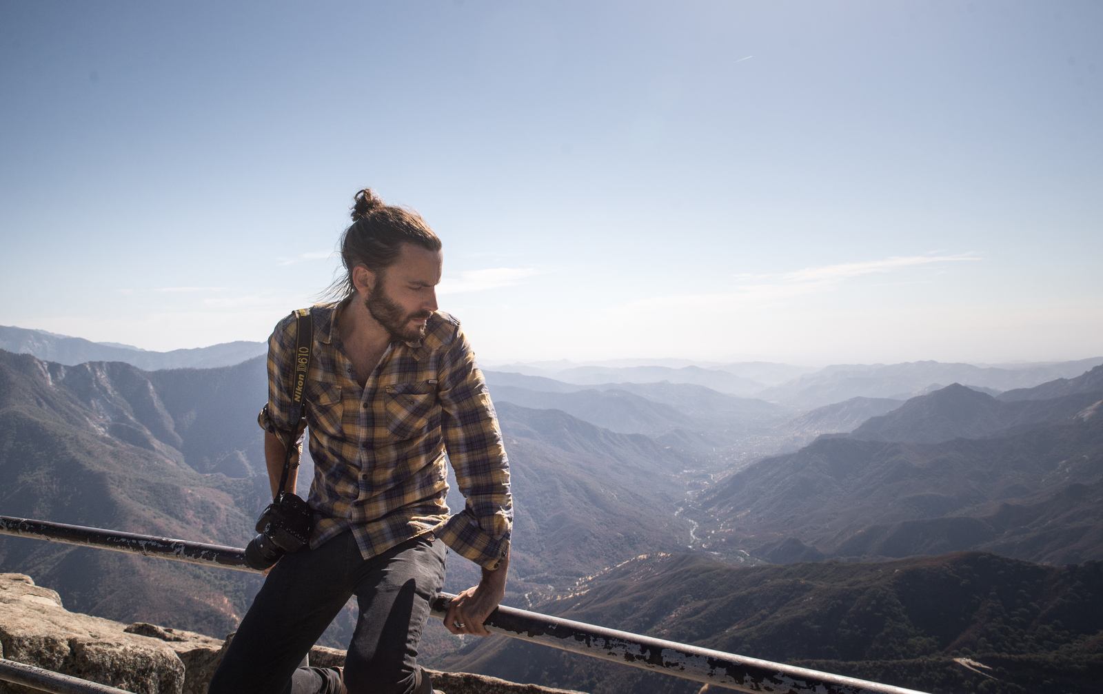 Seb au sommet de Moro Rock