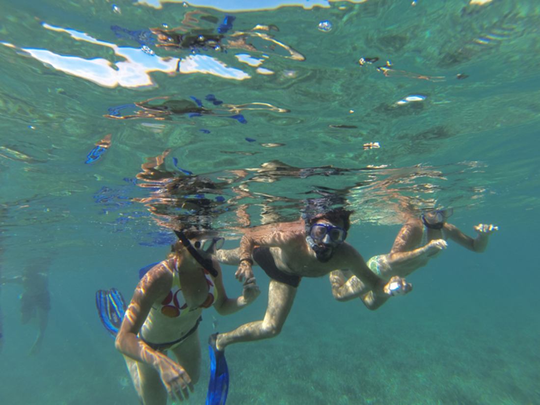 Snorkeling Caye Caulker
