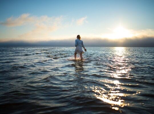 Le soleil de minuit en Finlande 