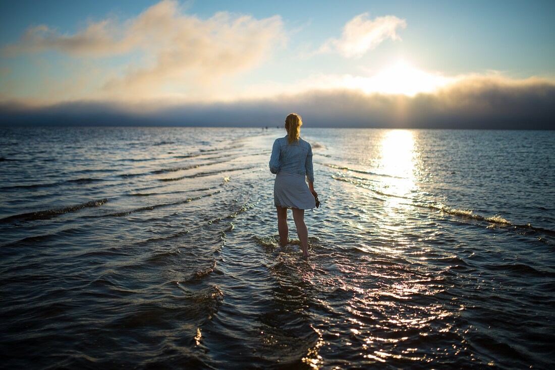 Coucher de soleil, Kalajoki, Finlande