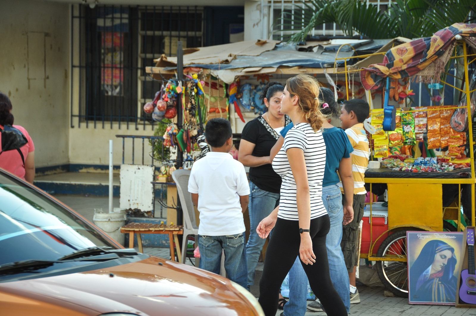 Dans les rues de Leon, au Nicaragua