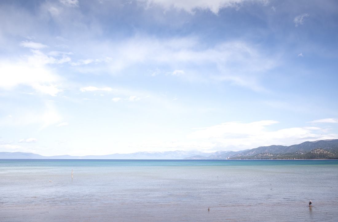 Dégradé de bleu au Lac Tahoe