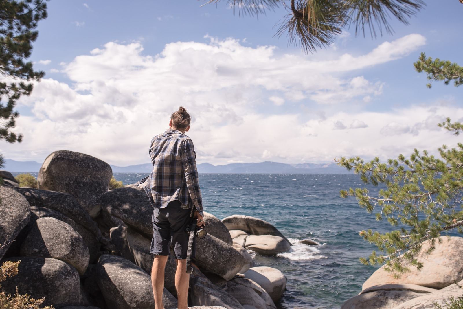 Seb du coté du Lac Tahoe