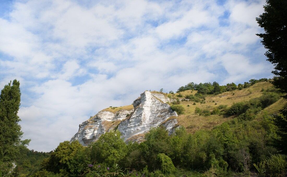 Falaises de calcaire, Eure