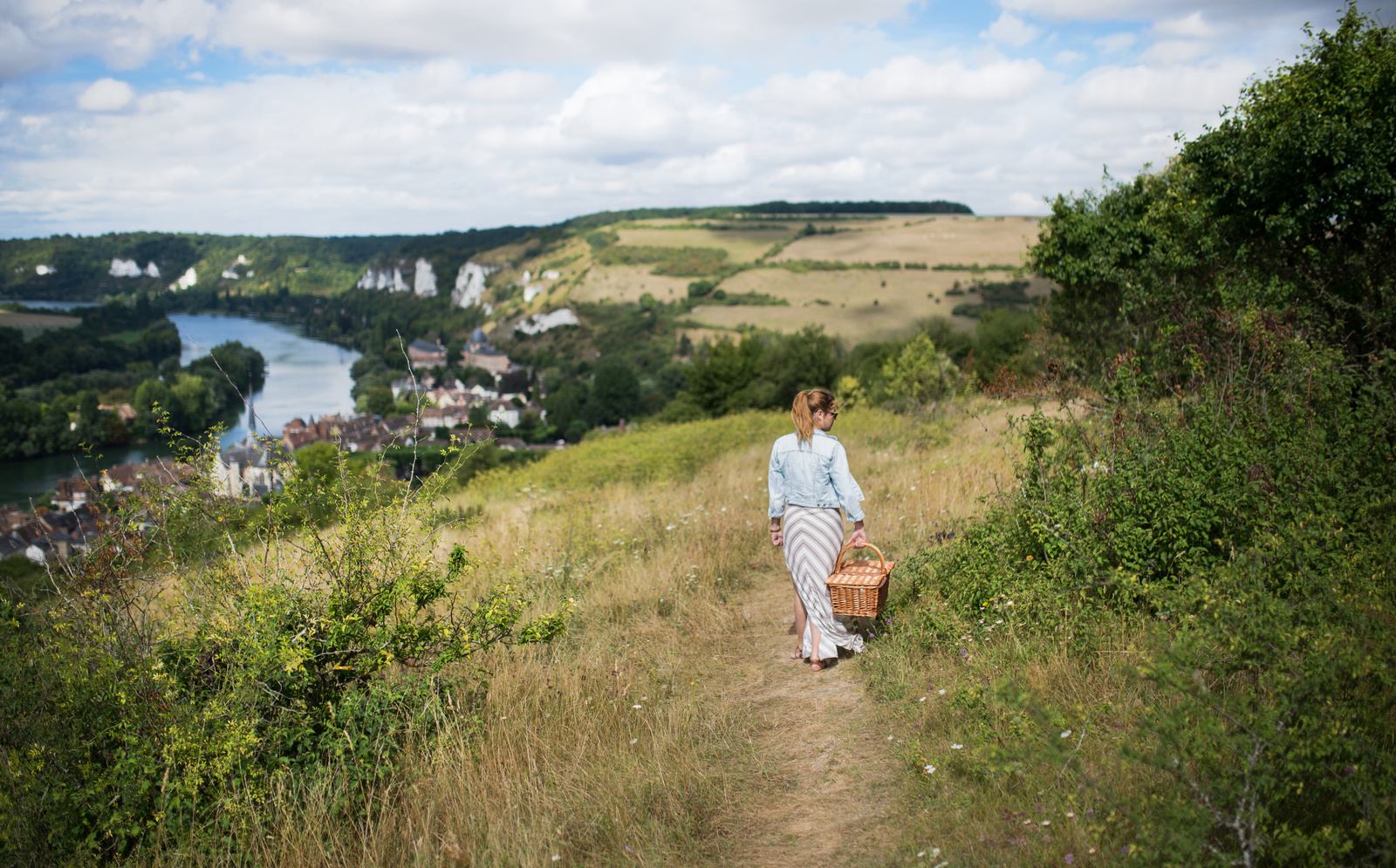 Manue en haut des boucles de la Seine