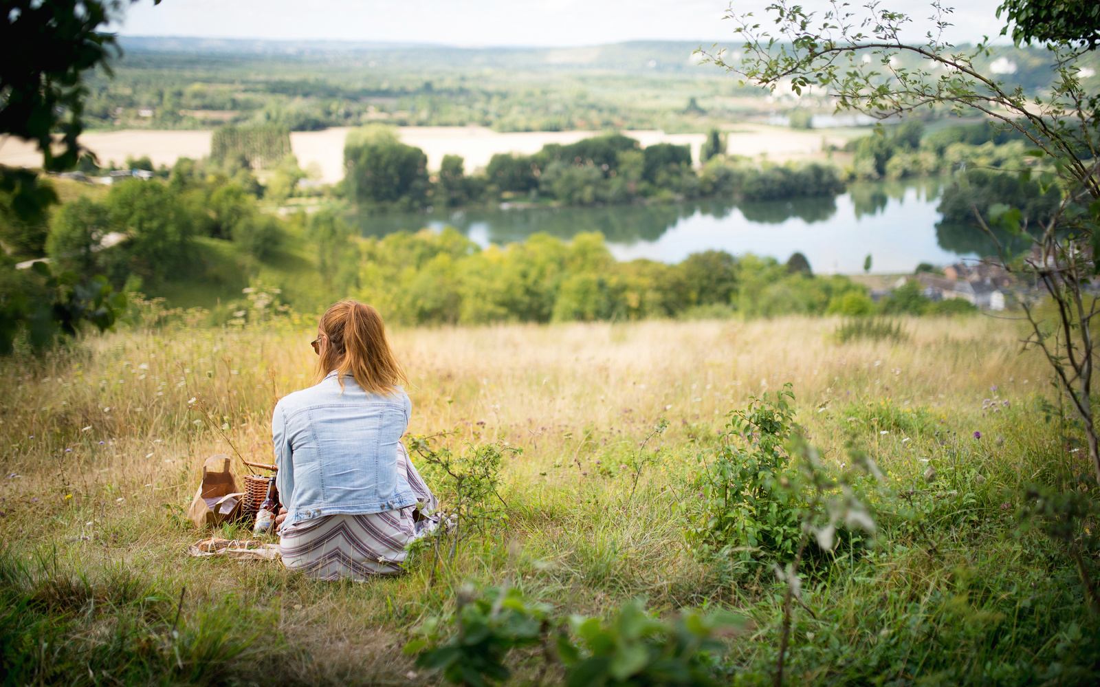 Pique niquer sur les hauteurs de Château Gaillard