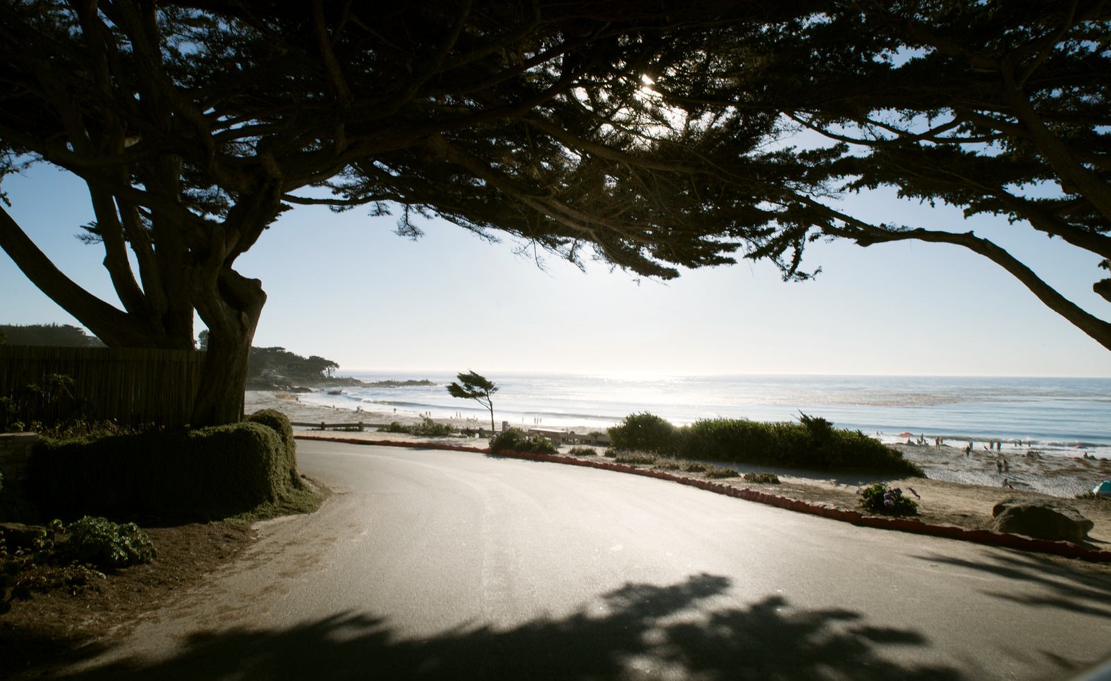 Carmel by the Sea depuis la route Carmel by the Sea depuis la route
