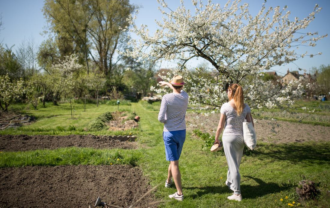 Valentin nous présente sa parcelle de marais