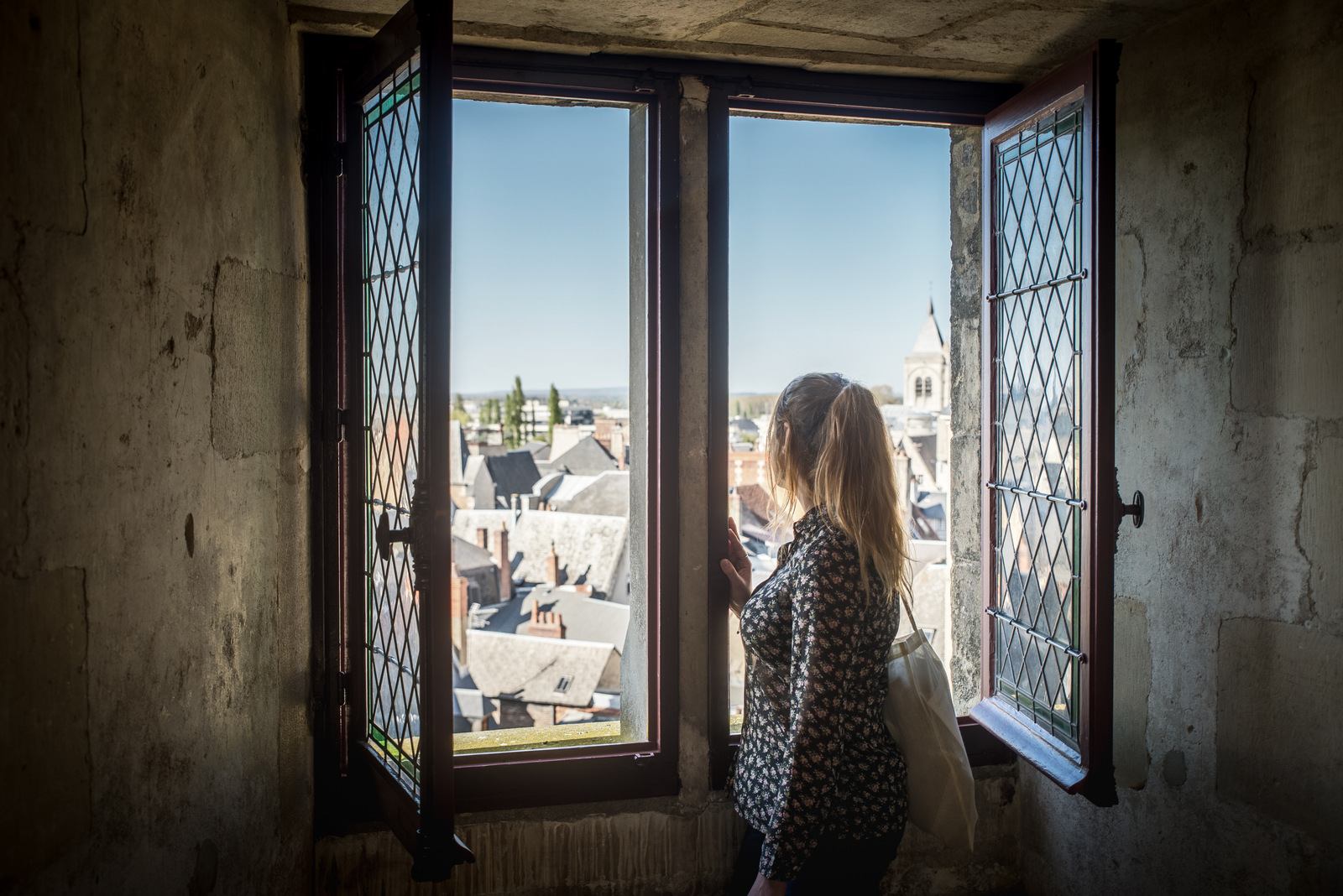 Vue sur Bourges depuis le Palais Jacques Coeur 