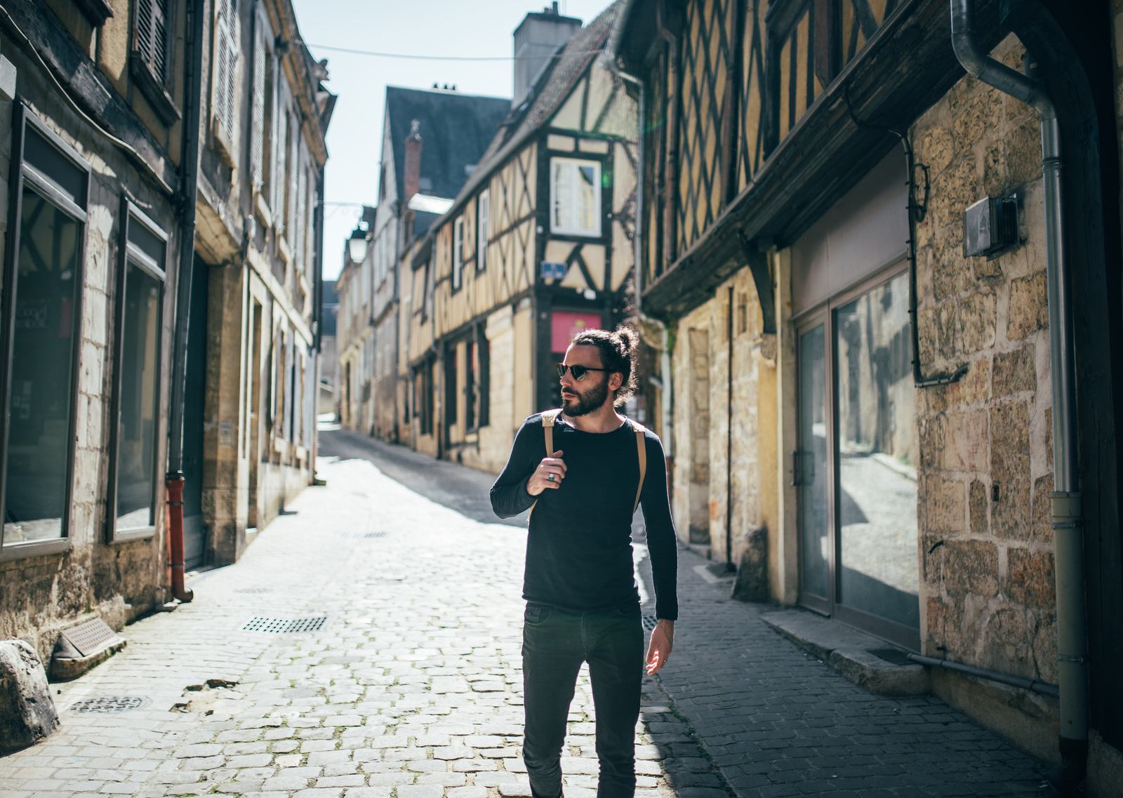 Seb dans les rues de Bourges