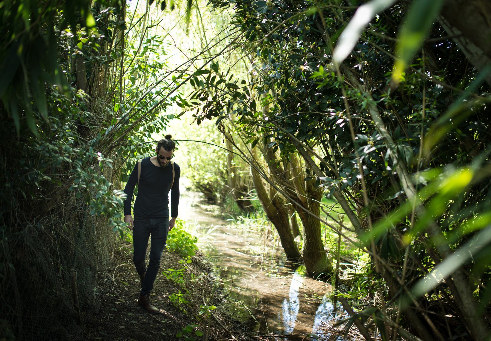 Seb en balade dans les marais de Bourges