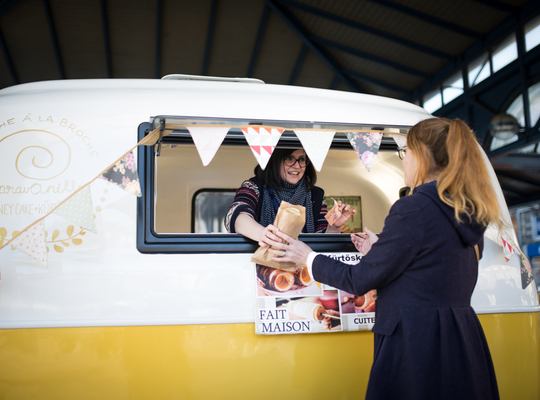 Un Kürtőskalács tout chaud