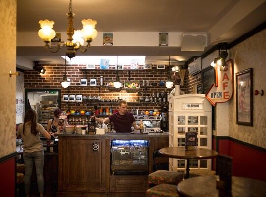 Intérieur du Social Perk