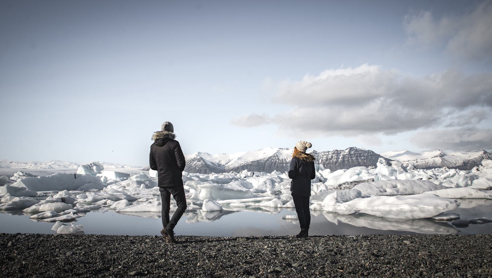 Ensemble à Jökulsárlón
