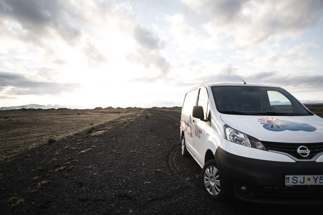 Notre tout petit van en Islande