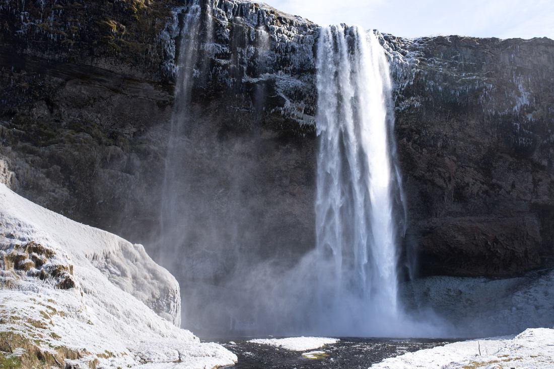 Seljalandsfoss en hiver 